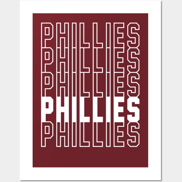 Phillies Wall Art by Throwzack